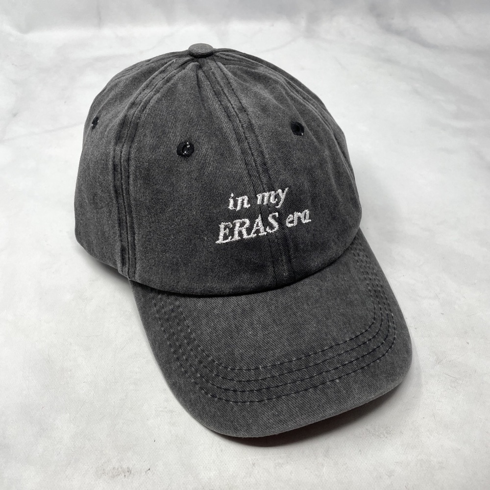 NEW Taylor Swift In My ERAS Era Embroidered Baseball Cap Dad Hat Vintage Black - Picture 4 of 7